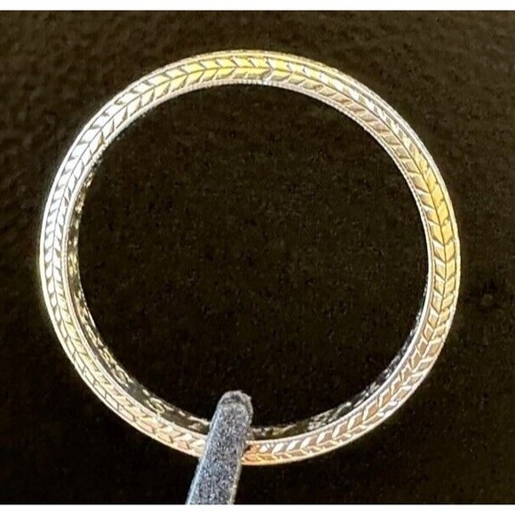 Circa 1930s CARTIER Platinum Wedding Ring Band Etched Engraved Art Deco Sz 5.25 - Picture 14 of 14